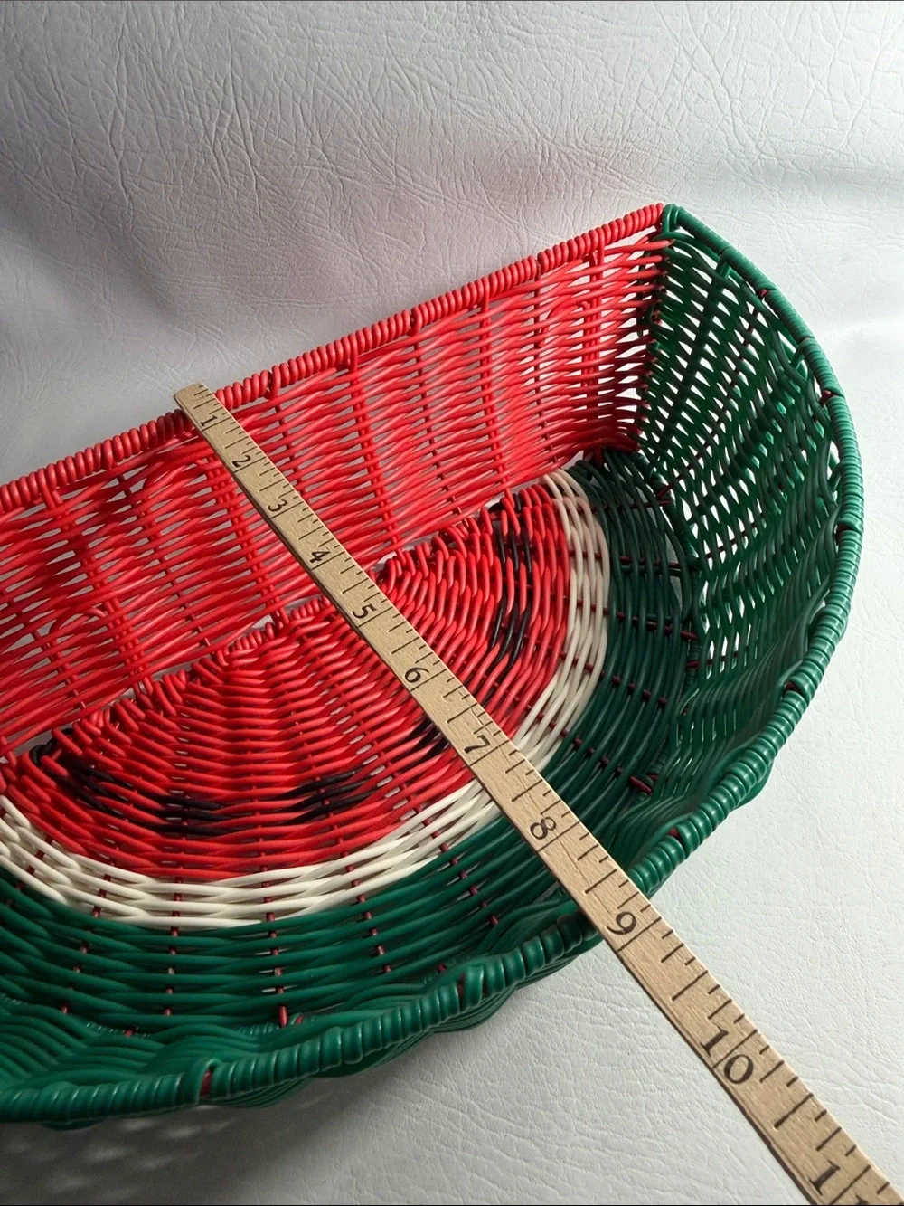 CIroa Hello Summer Resin Watermelon Slice Serving Basket